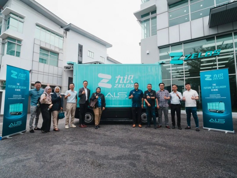 九识智能携手 ALS 在马来西亚启动首个 L4 自动驾驶物流车试运行