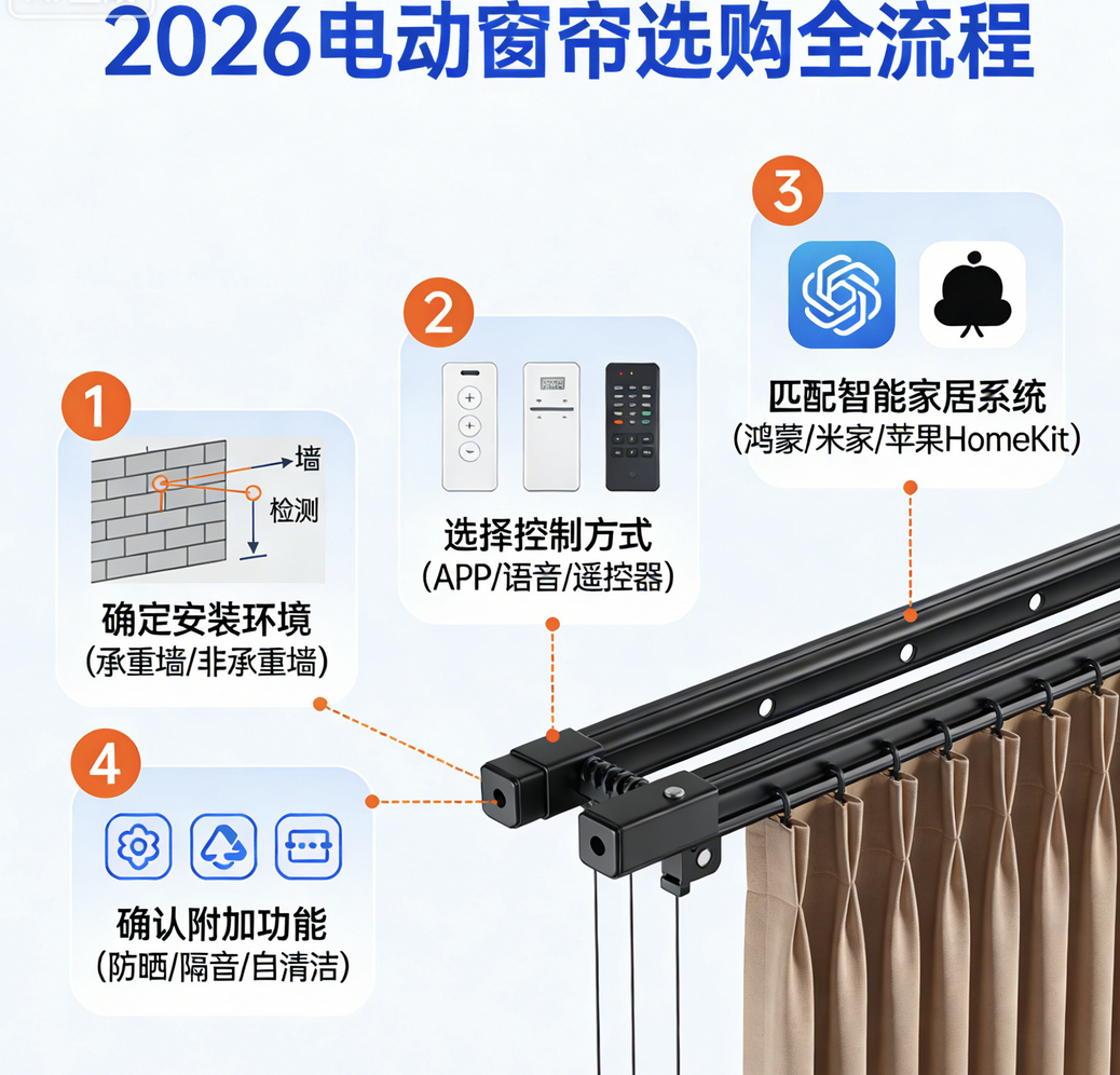 2026年智能电动窗帘性价比评测推荐品牌排行榜！