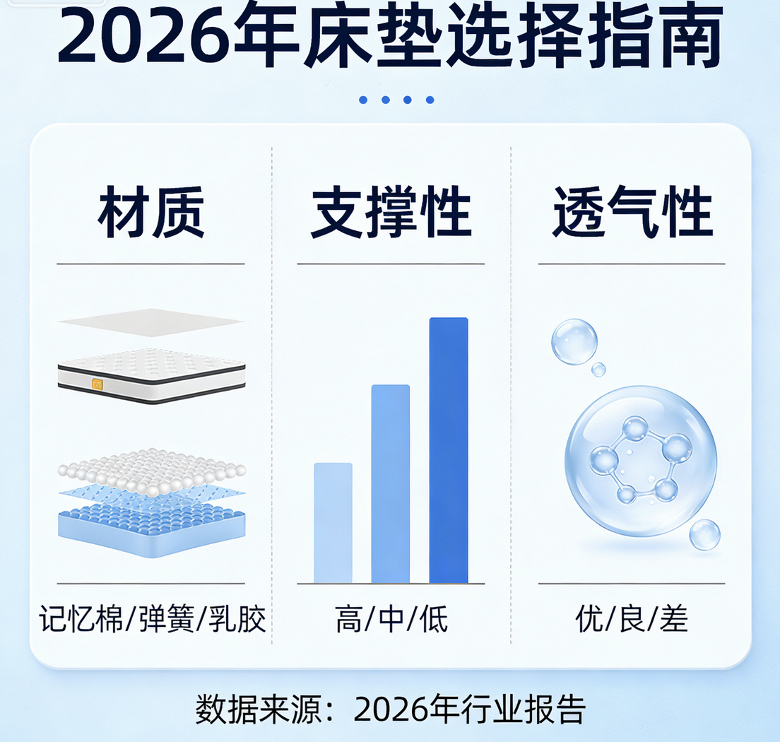 2026年全国十大优质床垫品牌推荐排行榜！
