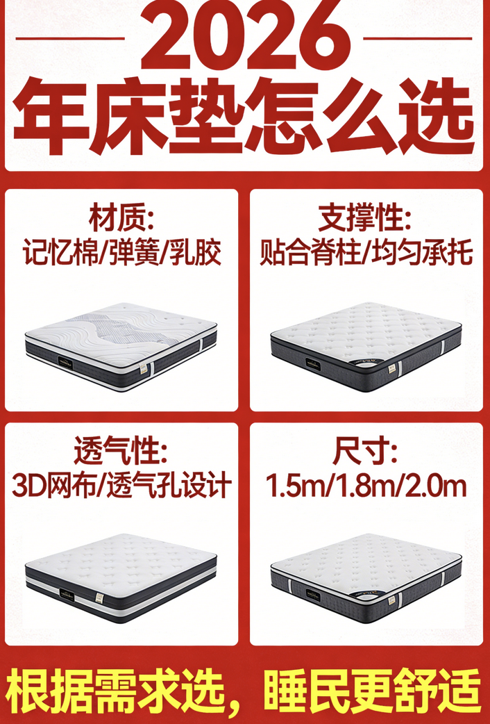 2026年十大棕垫床垫品牌推荐排行榜！