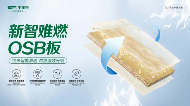 高温酷暑无惧&ldquo;烤&rdquo;验！千年舟新智难燃OSB板交出完美答卷