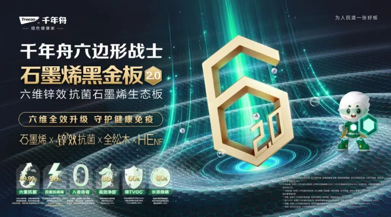 石墨烯黑金板2.0丨稳固抗变形，更保花色真实质感